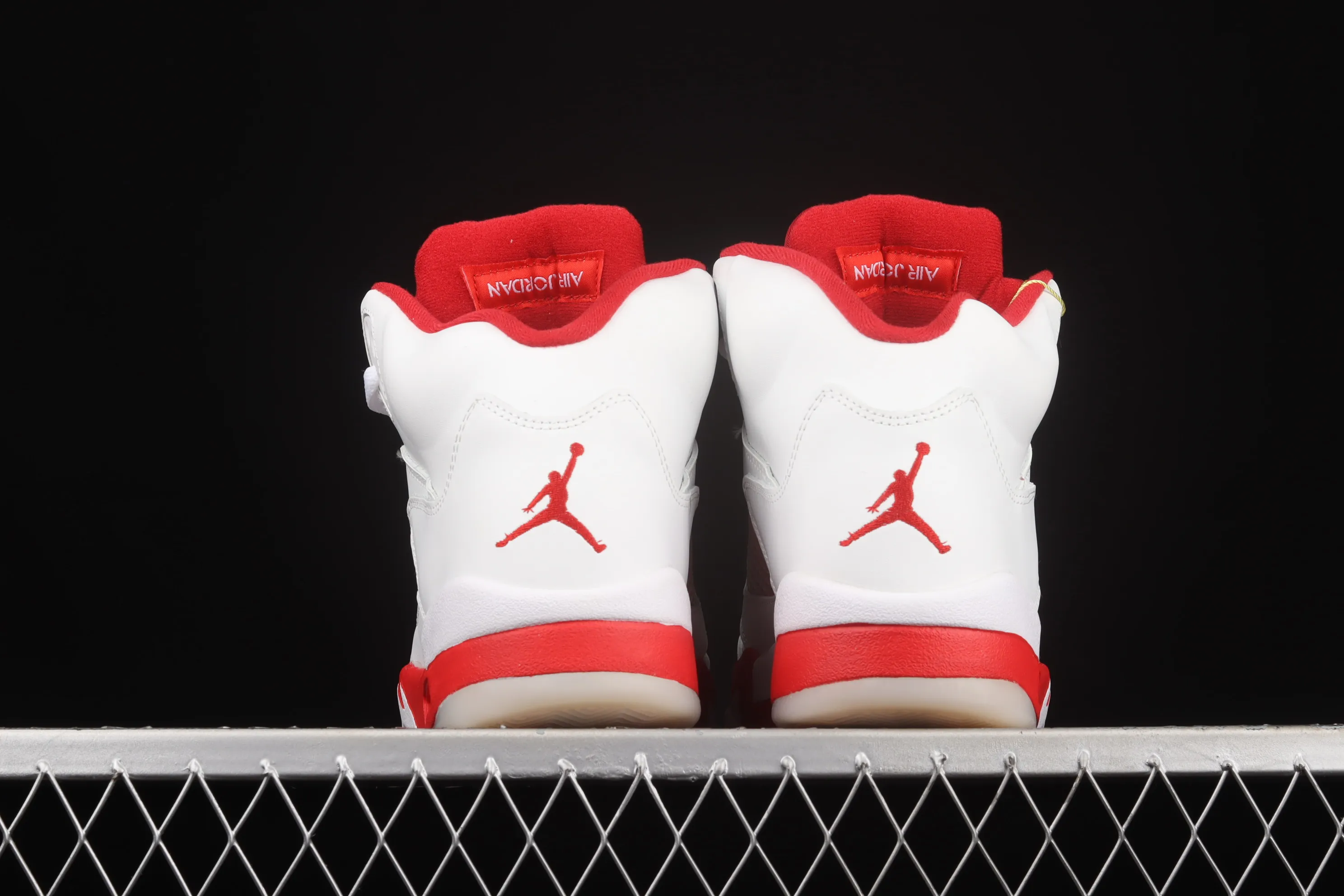 All categories Air Jordan Jordan series basketball shoes Air Jordan 5 G version Air Jordan 5 "What The" AJ5 Joe 5 White and Red Valentine's Day 440892-106